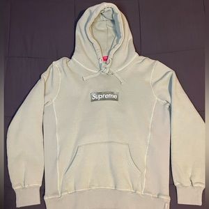 Sage Supreme Box Logo Hooded Sweatshirt